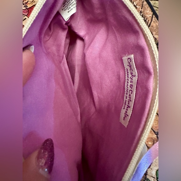 Mesmerizing Abstract Embellished Unicorn Cosmetics Case By Cupcakes & Cartwheels - Picture 4 of 4